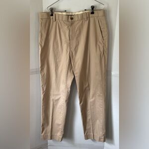 Brooks Brothers Tan advantage chino stretch Clark fit 37/L30